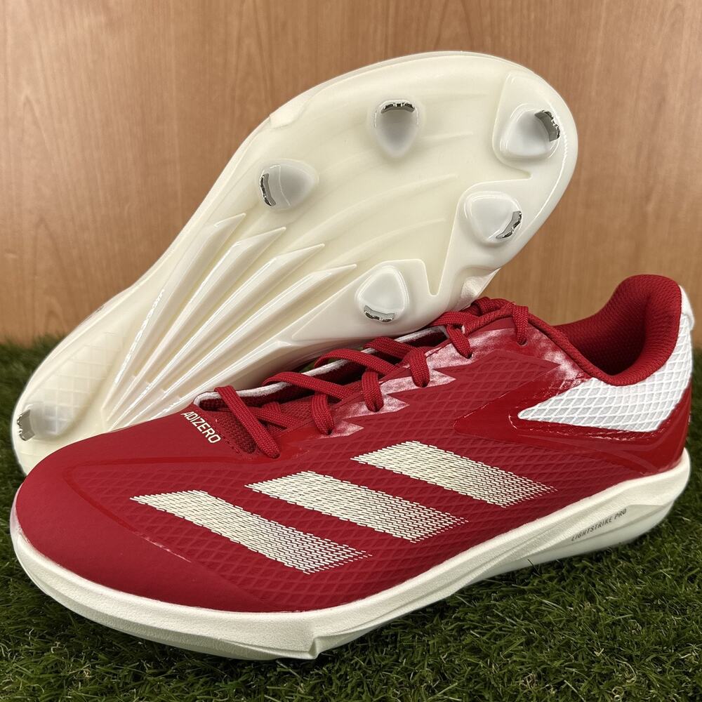 Adidas Adizero Electric Metal Team Power Red/White IH3462 Mens Sz 11